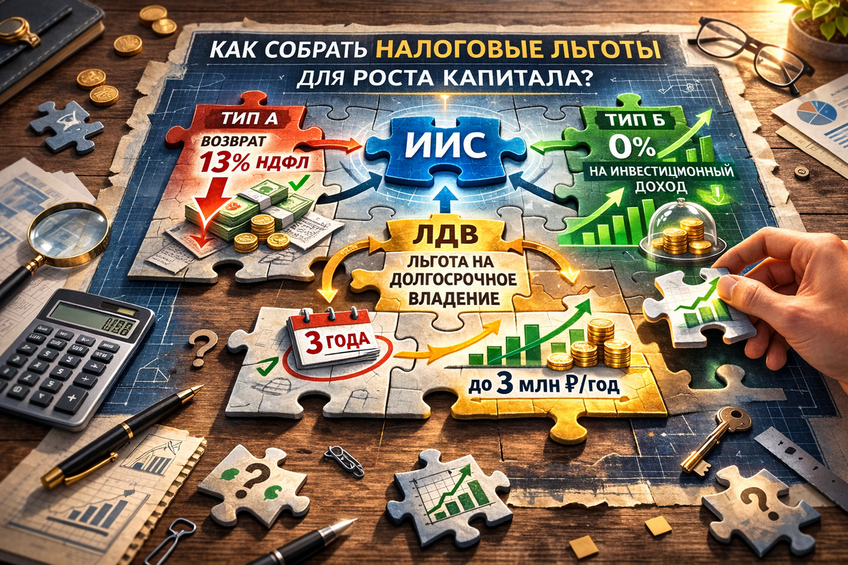 Налог на доходы физических лиц по ценным бумагам: ИИС и льготы на долгосрочное владение
