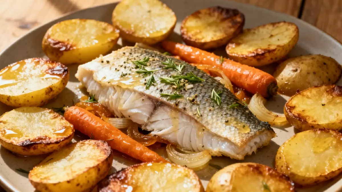 Рыбное наслаждение: минтай по-царски с картошкой для ужина