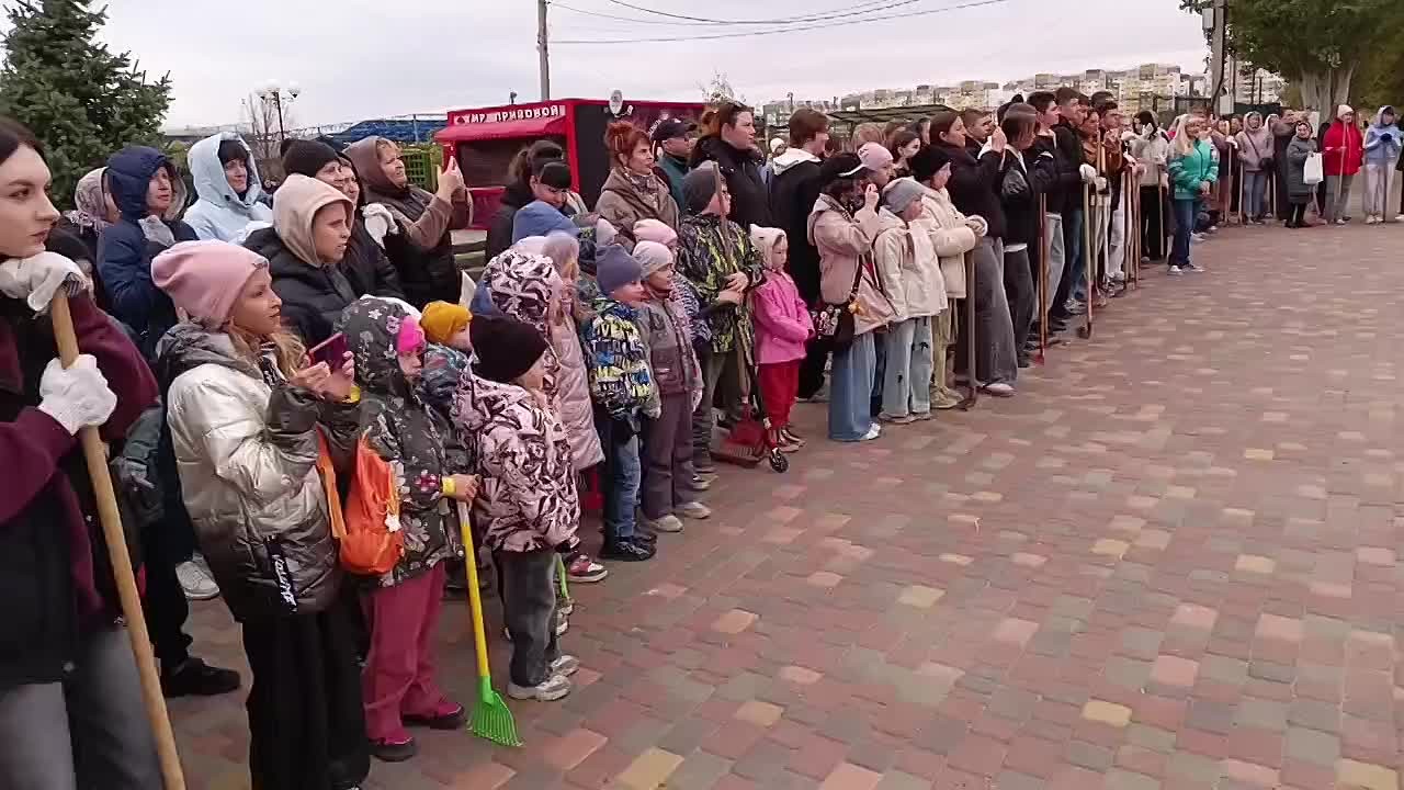 В парке «Новый город» было не менее многолюдно